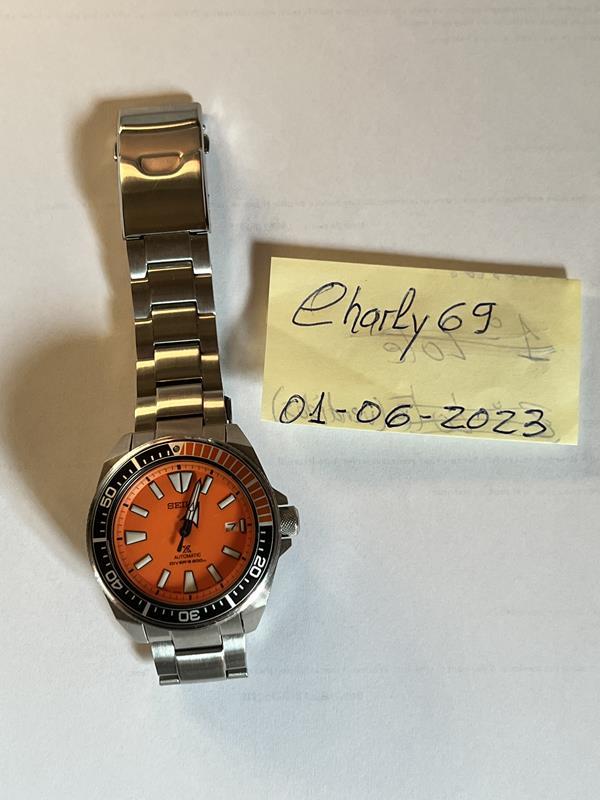 Seiko samurai online naranja