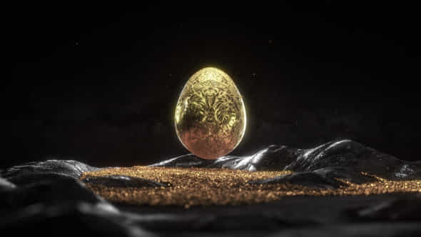 Golden Egg Reveal - VideoHive 44210762