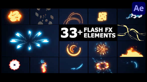 Flash FX Elements - VideoHive 38837605