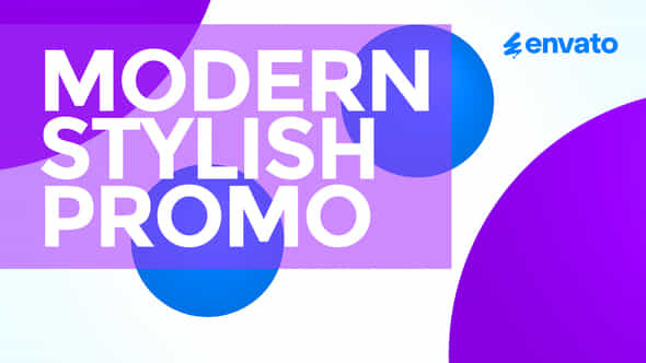 Modern Stylish Promo - VideoHive 58316292