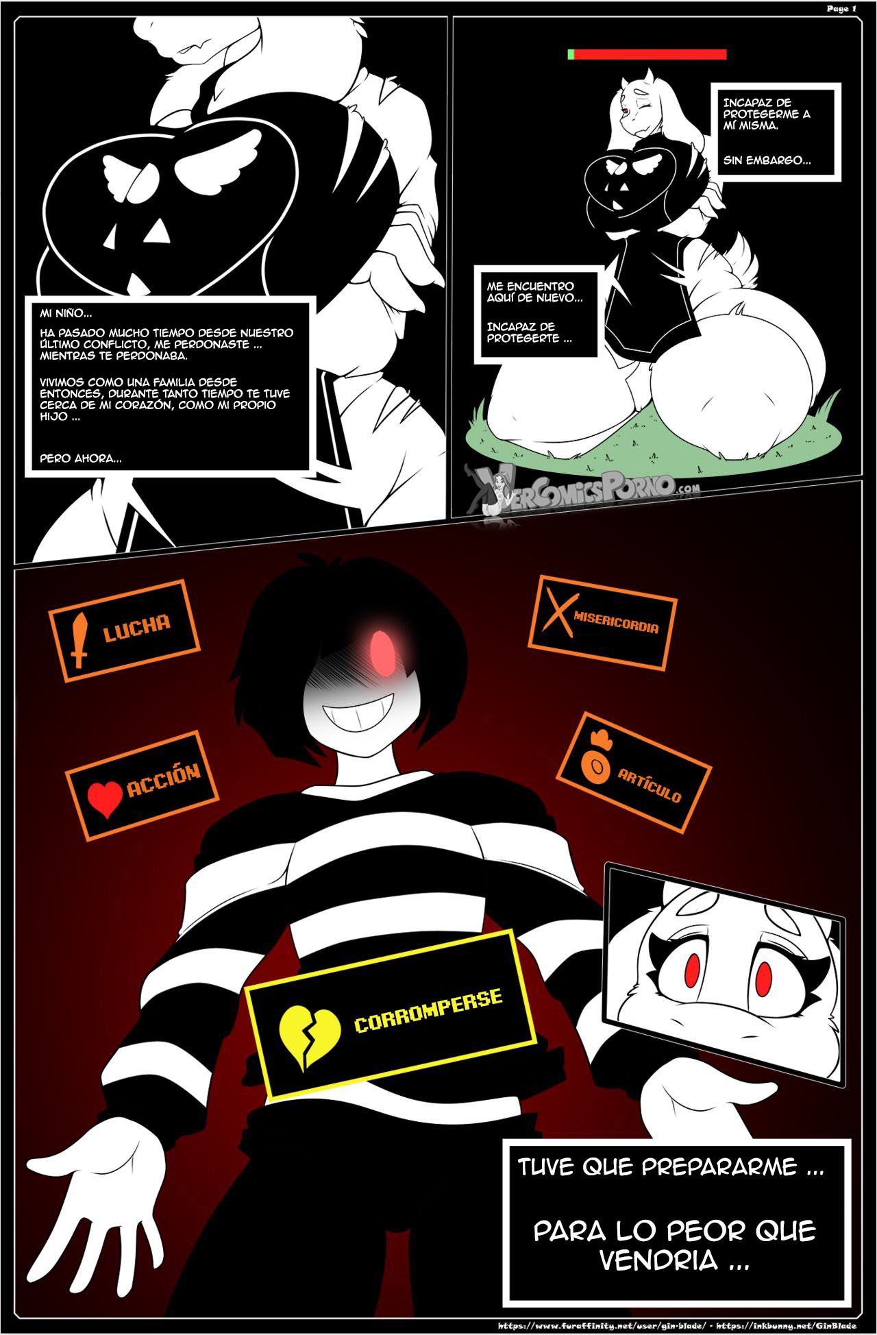 Corruption Anime Porn - â–· Undertale The Corruption Route Spanish - comic porno gratis