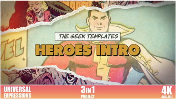 Heroes Intro - VideoHive 31041329