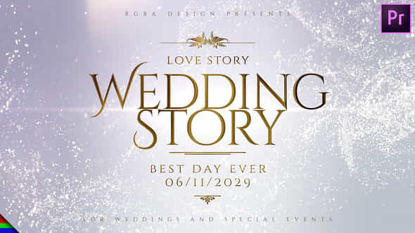 Wedding Glitter Titles - VideoHive 45281981