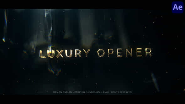 Luxury Titles Opener - VideoHive 57302490