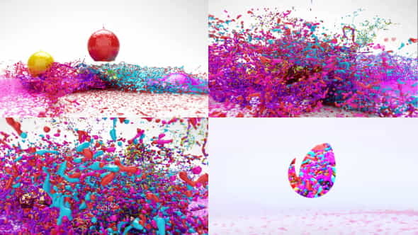 Paint Splash Logo Reveal - VideoHive 19345680