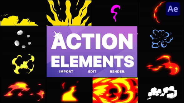 Action Elements | After Effects - VideoHive 36150418
