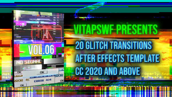 Glitch Transitions - VideoHive 47708006