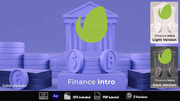 Finance Intro - VideoHive 53562340