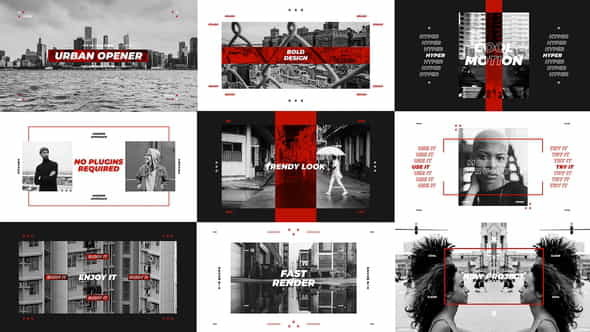 Urban OpenerStylish Clean PromoDynamic TypographyHip-Hop - VideoHive 23500072