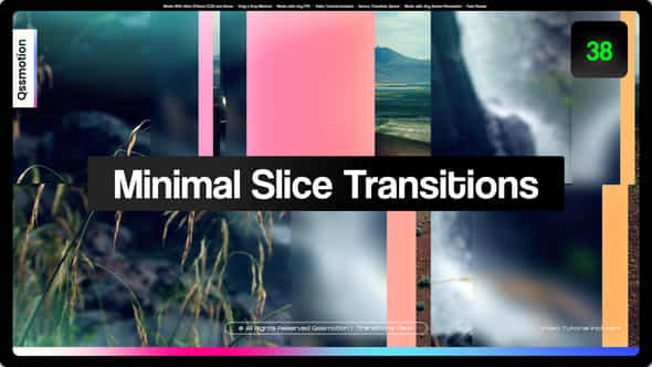 Minimal Slice Transitions - VideoHive 49924946