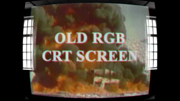 Old RGB CRT Screen - VideoHive 25695260