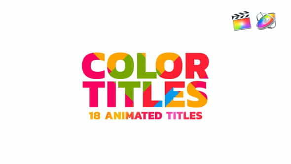 Color Titles | Final Cut - VideoHive 29411398