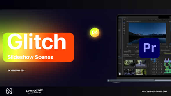 Glitch Slideshow Scenes Vol 04 For Premiere Pro - VideoHive 49742311