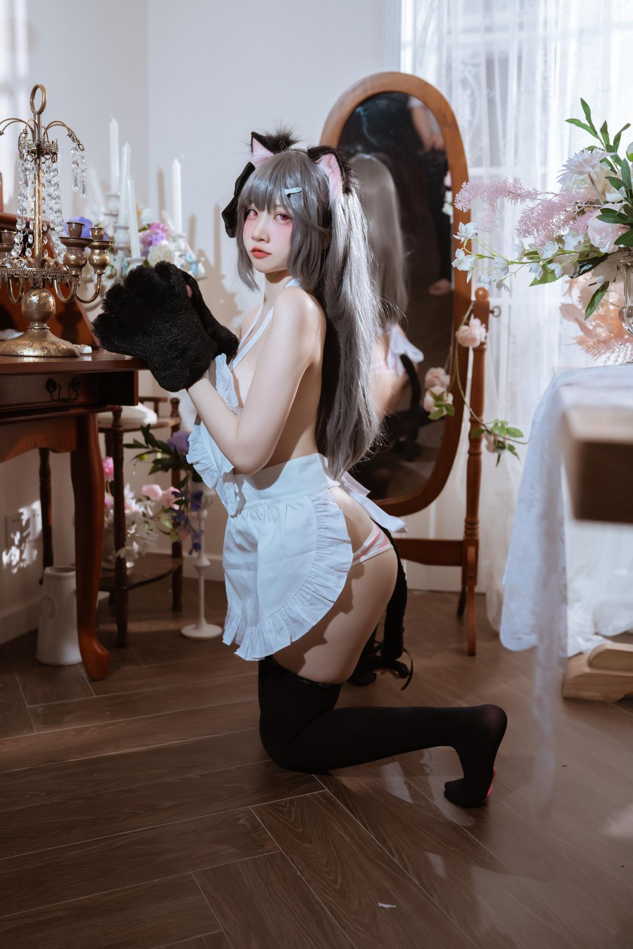 Cosplay 二佐Nisa 碧蓝水星纪念围裙(15)