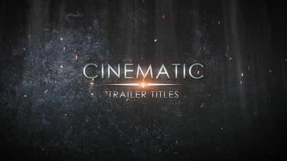 Cinematic Trailer Titles - VideoHive 42182277