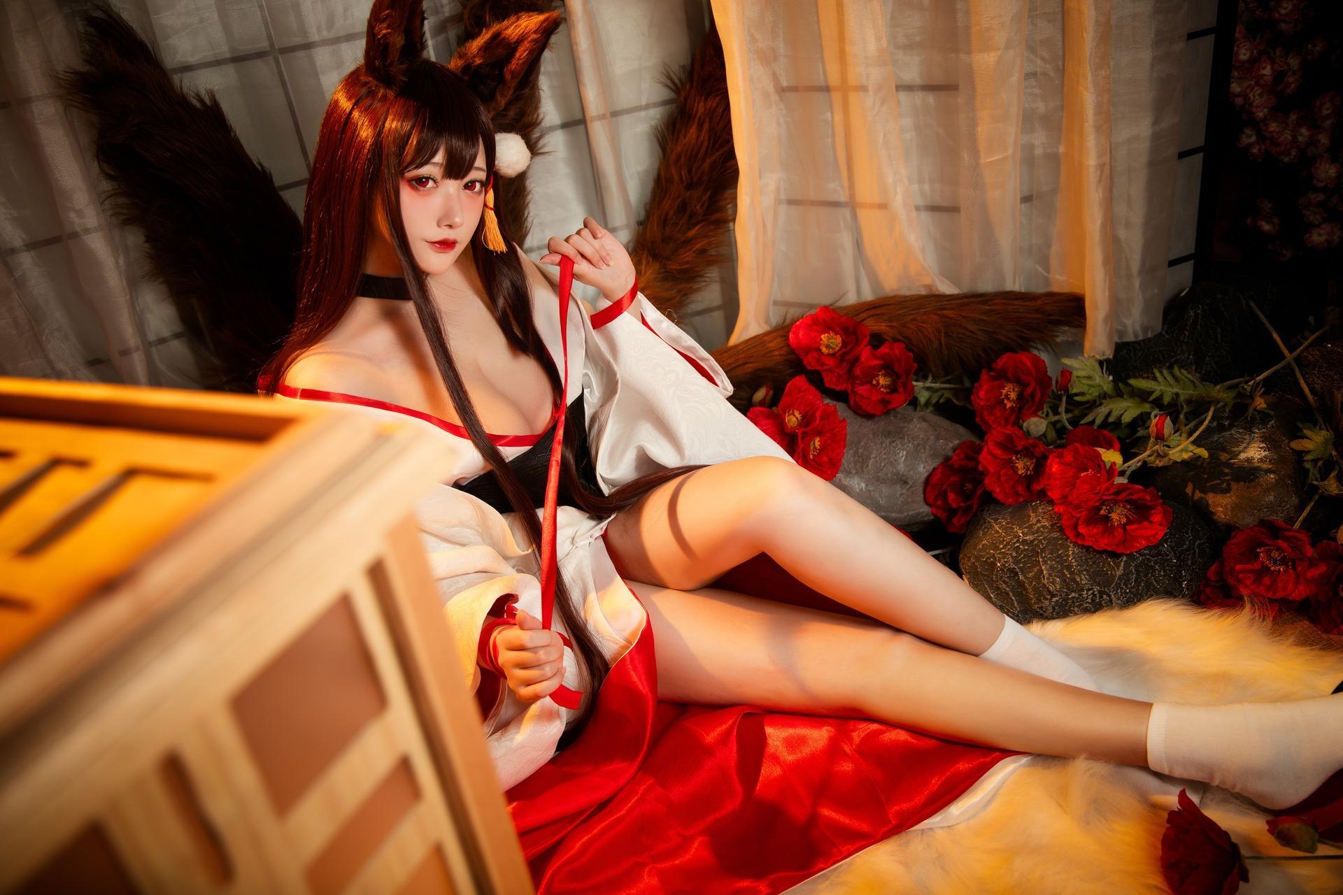 [Niannian_D] Akagi 赤城 Deep Crimson Poppy (Azur Lane 碧蓝航线)(2)