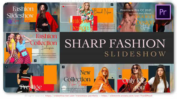 Sharp Fashion Slideshow - VideoHive 46160808