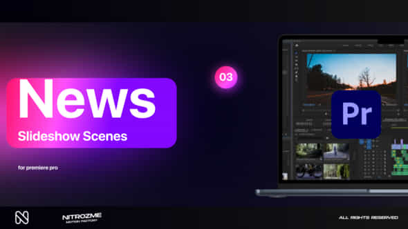 News Slideshow Scenes Vol 03 For Premiere Pro - VideoHive 49742345