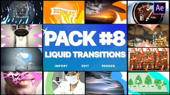 Liquid Transitions Pack 08 | - VideoHive 24780743