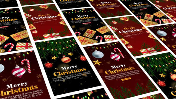 Merry Christmas Instagram Story - VideoHive 55835371