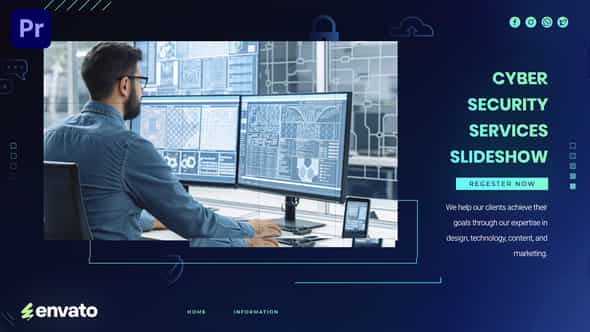 Cyber Security Services Slideshow - VideoHive 56242031