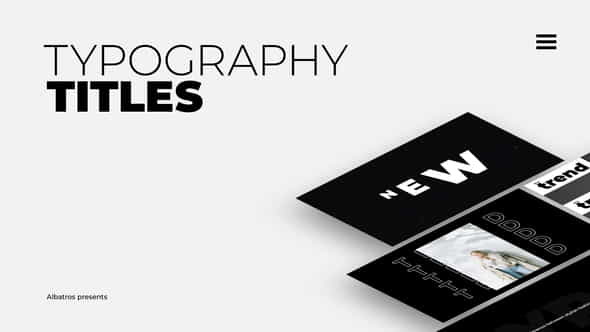 Typography Titles | After Effects - VideoHive 34154952