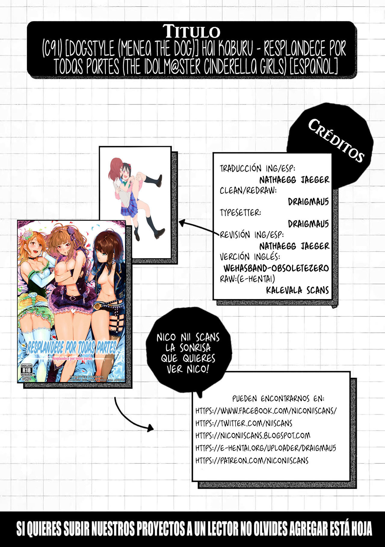 (C91) [DogStyle (Menea The Dog)] Hai Kaburu - bloom all over  Resplandece por todas partes (THE IDOLM@STER CINDERELLA GIRLS) [Spanish] [NicoNiiScans]
