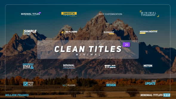 Minimal Titles - VideoHive 19646479