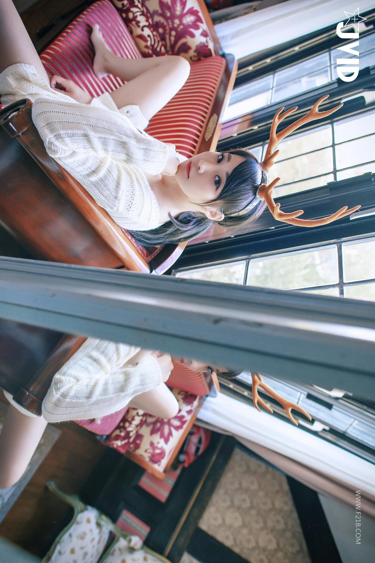 JVID Lele 樂樂 – 全輯上空無碼 巨乳女神 樂樂－鹿角女孩的報恩！ Set.01(6)