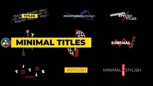 Minimal Titles - VideoHive 35850038