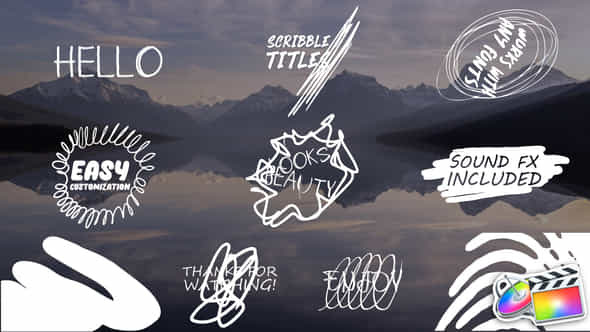 Cartoon Scribble Titles - VideoHive 24415304