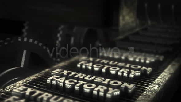 Extrusion Factory | - VideoHive 5337841