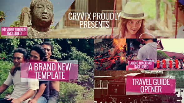 Travel Guide Opener - VideoHive 10118795