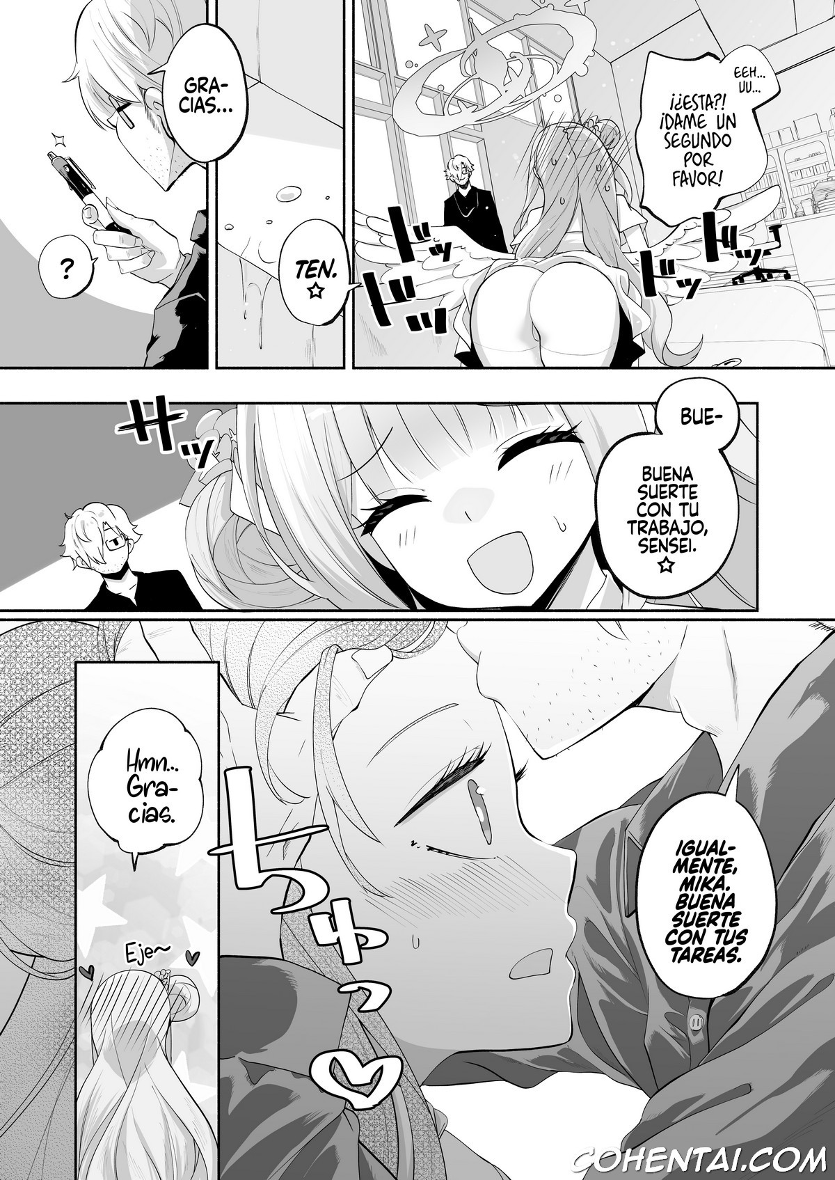 Hoshi no Izumi wa Amai Yuuwaku (Blue Archive) xxx comics manga porno doujin hentai español sexo 