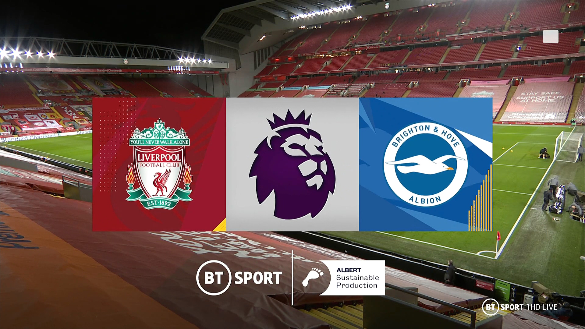 EPL 20/21 - Matchday 22 - Liverpool vs Brighton & Hove Albion - 03/02/2021