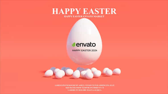 Happy Easter Logo V2 - VideoHive 51071407