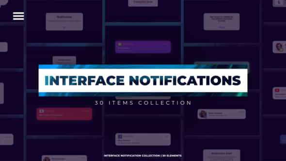Interfaces Notifications - VideoHive 40419958