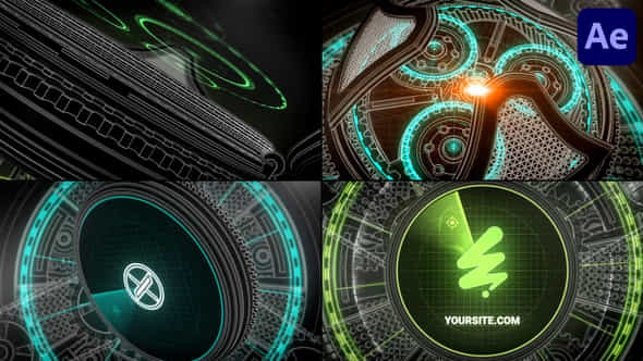 Gear Logo For After Effects - VideoHive 54630524