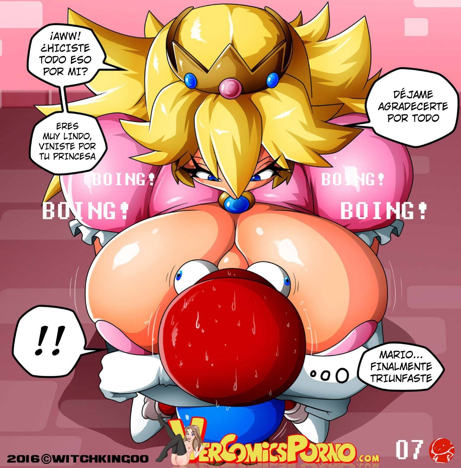 Princess Peach in Thanks Mario - 7