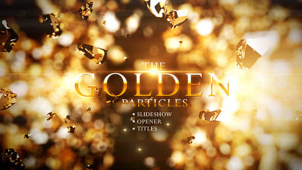 Golden Particles - VideoHive 11239475