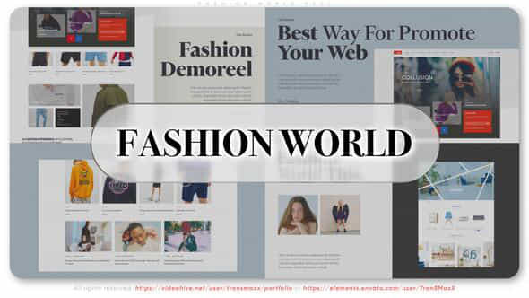 Fashion World Reel - VideoHive 51935267