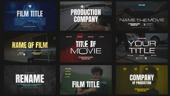 Cinematic Titles V2 Pp - VideoHive 48999951