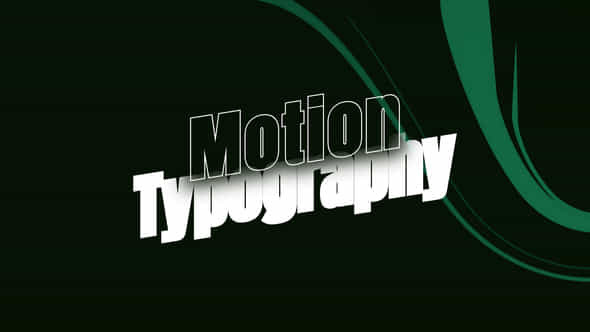 Motion Typography - VideoHive 51462665