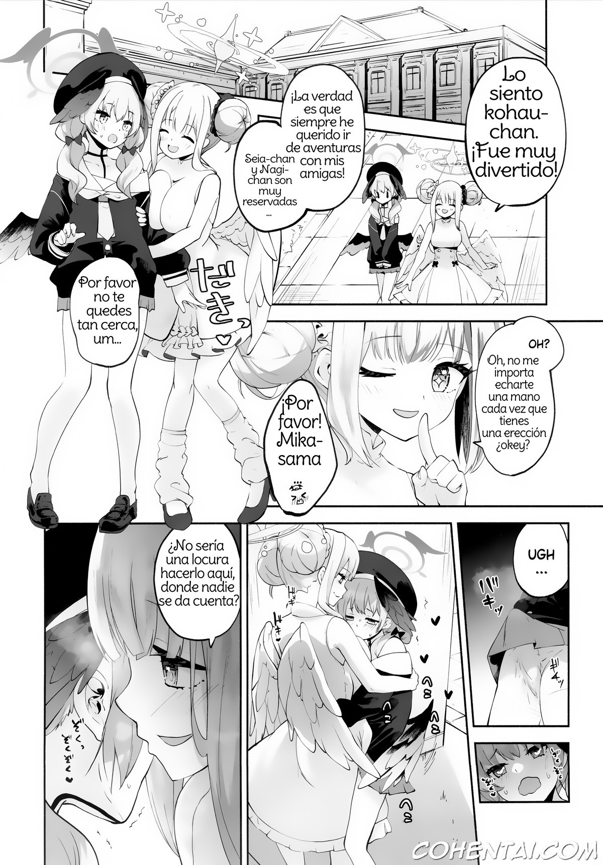 Koharu-chan tte Sounanda (Blue Archive) xxx comics manga porno doujin hentai español sexo 