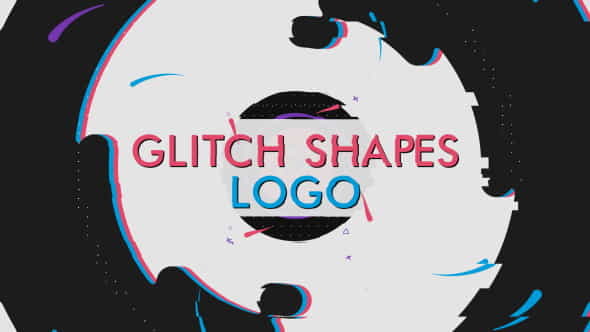 Glitch Shapes Logo - VideoHive 19333992