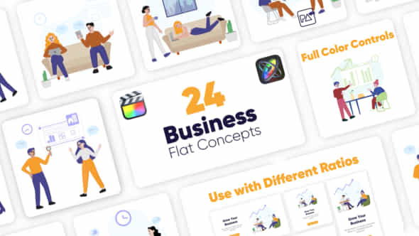 Business Flat Concepts - VideoHive 43215922