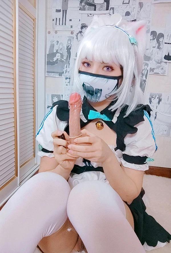 白虎福利姬Miao喵酱2025漫画风女仆人体合集2(19)