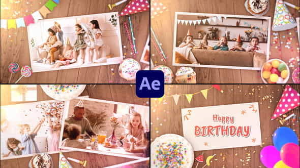 Happy Birthday Slideshow - VideoHive 39705408