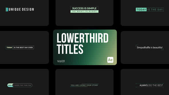 Lowerthird Titles 01 - VideoHive 44173166