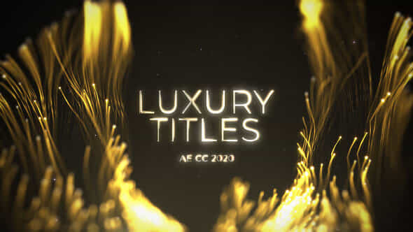 Luxury Gold Streaks - VideoHive 48141086